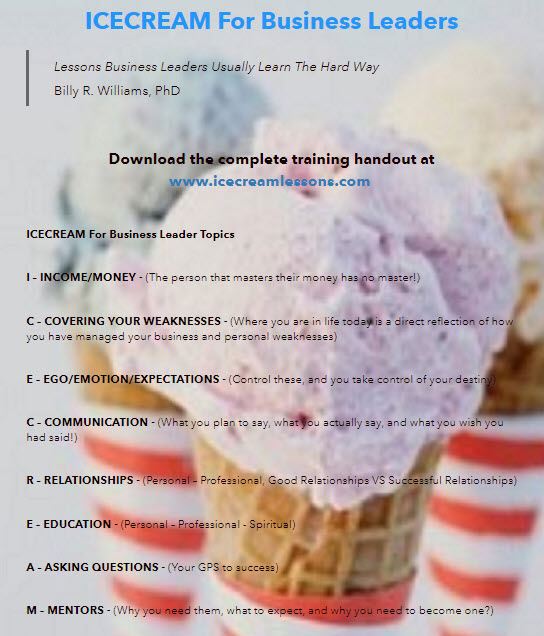 sample of ice cream business plan